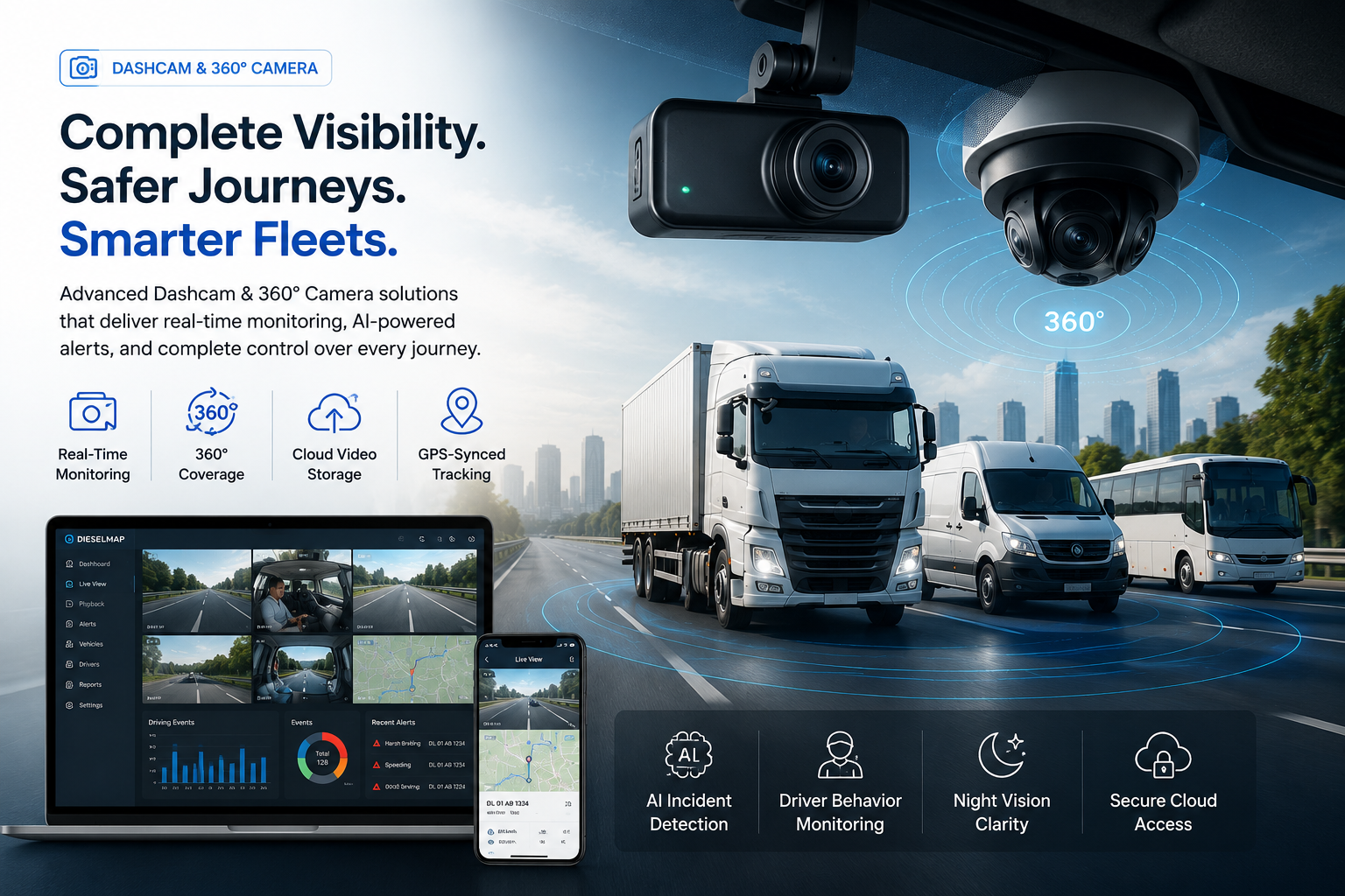 Dashcam & 360° Camera